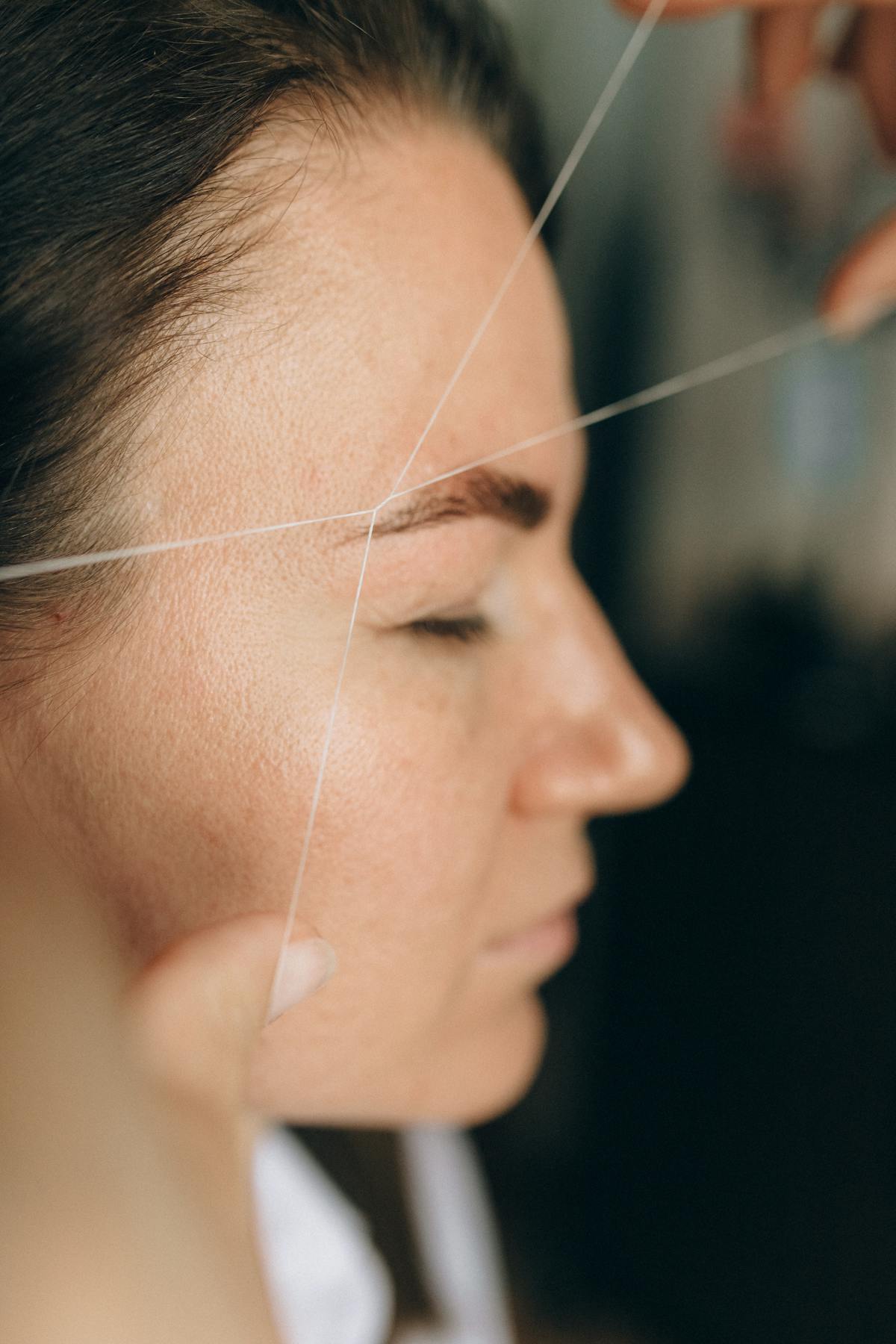 Full face threading procedure side view