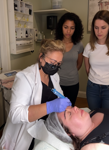 Eyebrow PMU training with Nahid Farzinzad