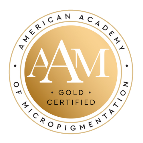 American Academy of Micropigmentation Gold Certified recognition