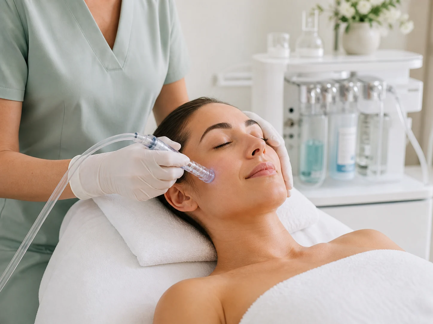 Skin-care treatment at Shihan Beauty Clinic
