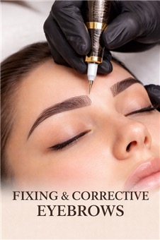 Microblading Corrective (Prior Work) at Shihan Beauty Clinic