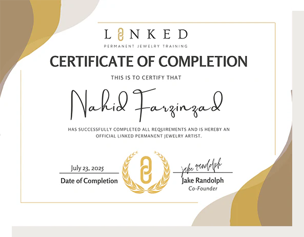 Certificate of Completion