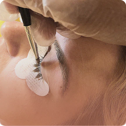 Eyelash extensions and brow tinting at Shihan Beauty Clinic, Avon CT