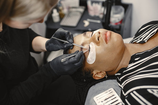 Eyelash lift and tint bundle treatment